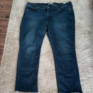 Women's Blue Jeans Levi Strauss size22W length 30 inches